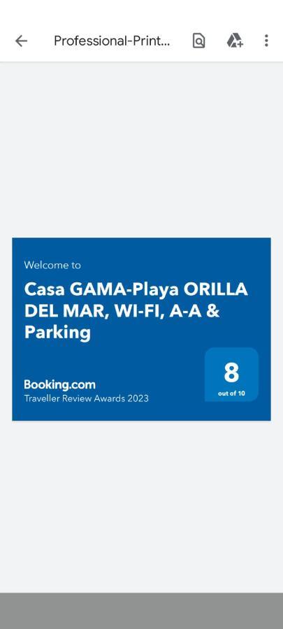 Casa Gama-Playa Orilla Del Mar, Beach And Town Boxol Dış mekan fotoğraf